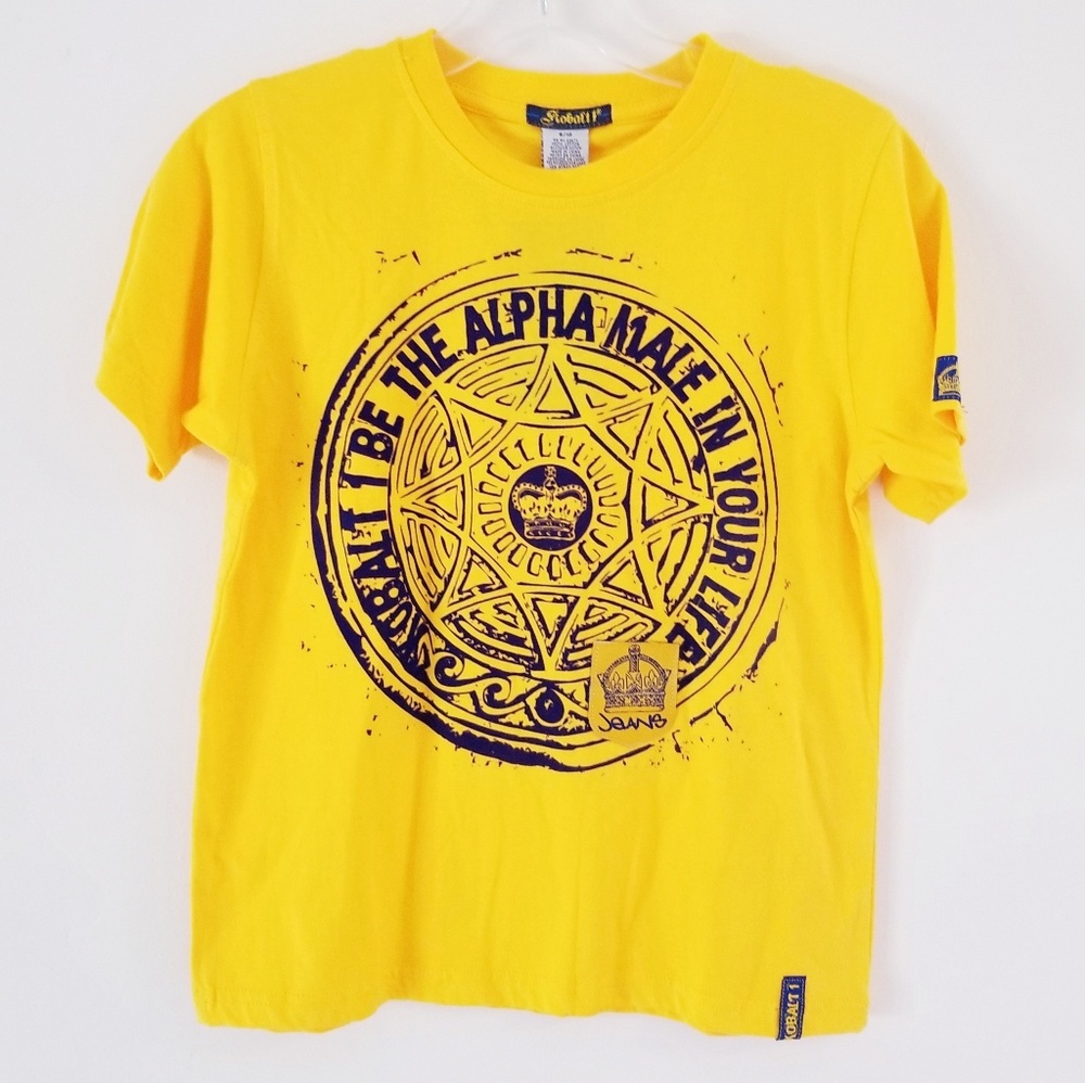 Yellow boys T-shirt